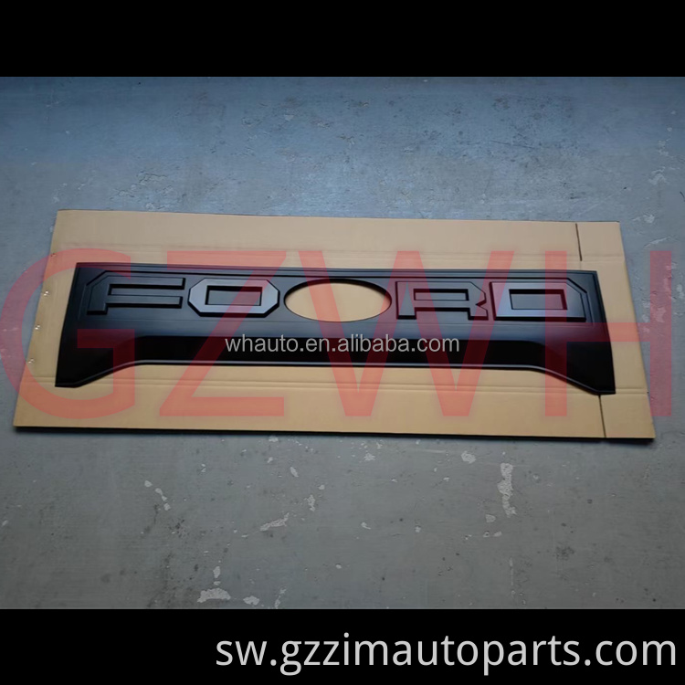 rear door decorative board body kit tail door plate back gate board cover  for ranger 2022+